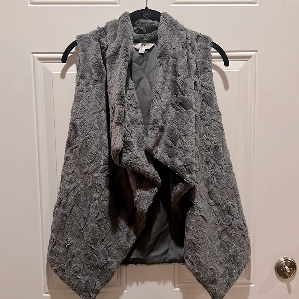 Winter faux fur vest